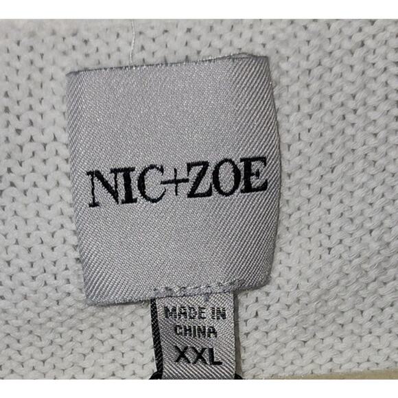 NIC + ZOE Maritime Striped Sweater, XXL, NWT - Picture 4 of 8